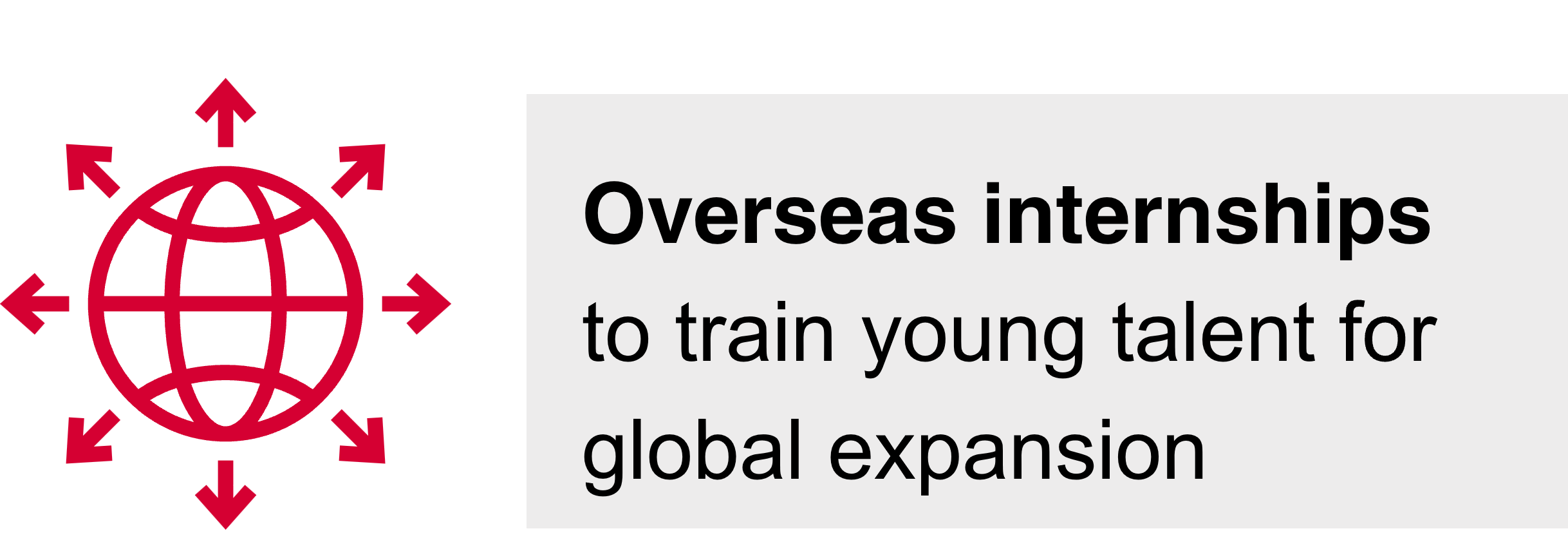 Overseas internships